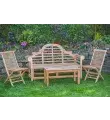 Teak Luytens bench set