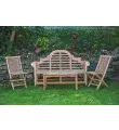 Teak Luytens bench set