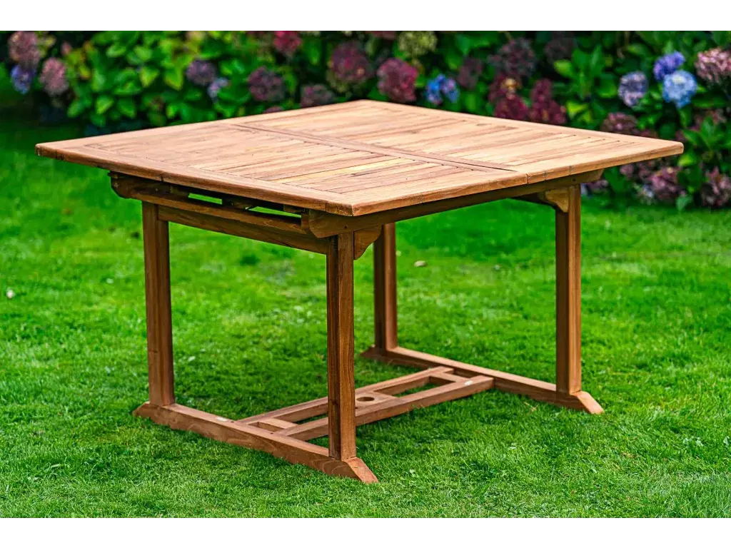 Solid Teak 1.2m - 1.8m Extending Table