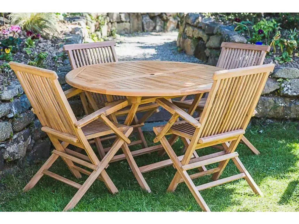 Fashion round card table and chairs set