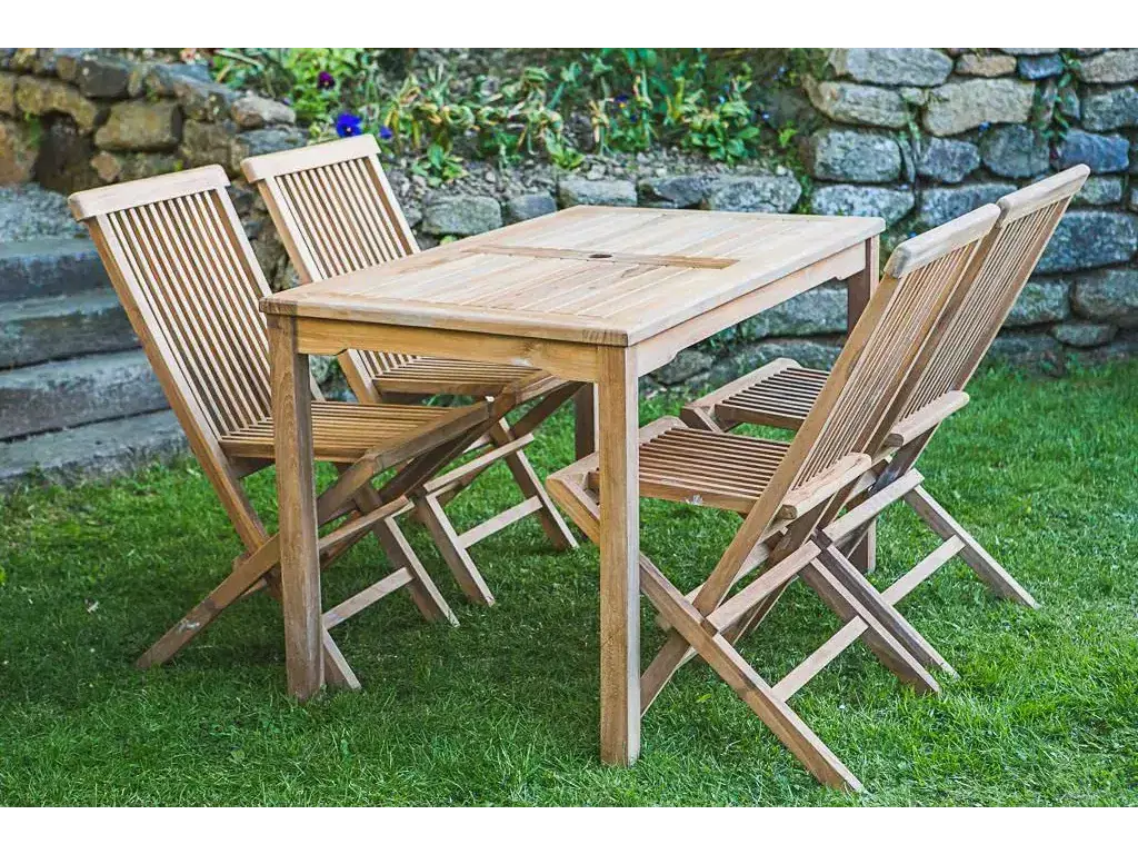 Teak patio furniture set Ottena Furniture