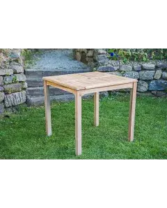 Fixed Teak Square Garden Table