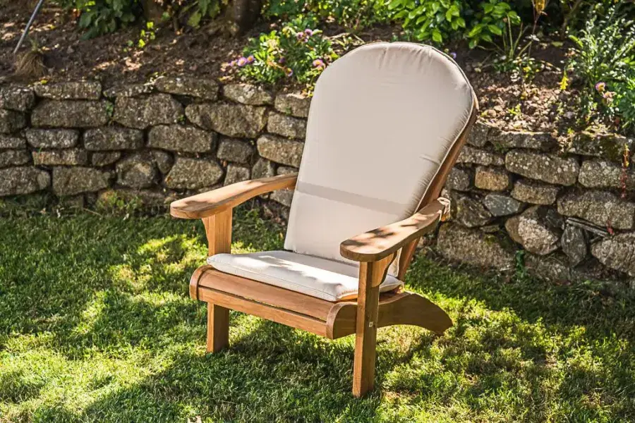 Garden Adirondack Chair with Cushion