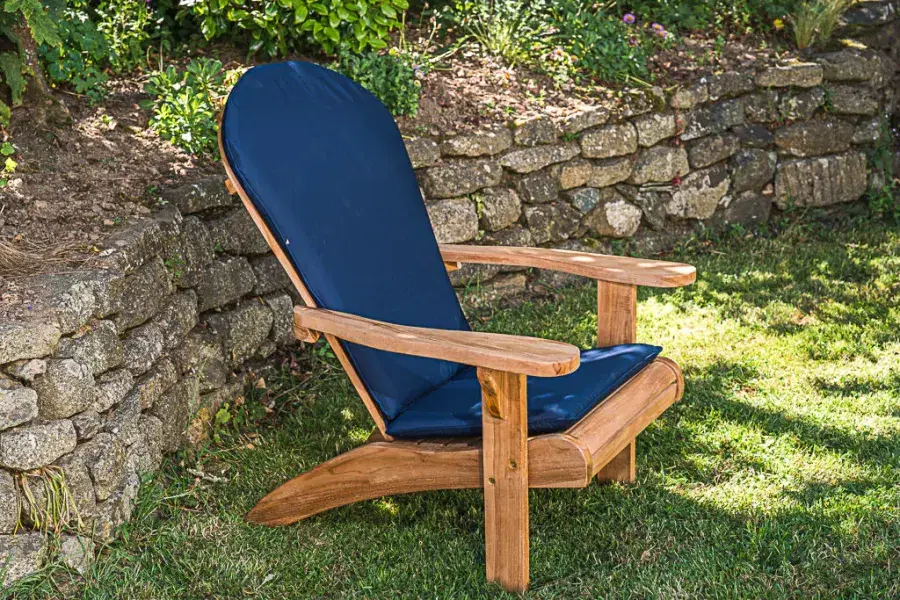 Garden Adirondack Chair with Cushion