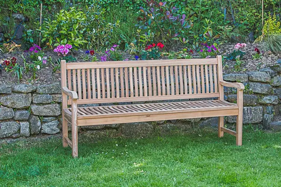 Teak Commemorative Bench