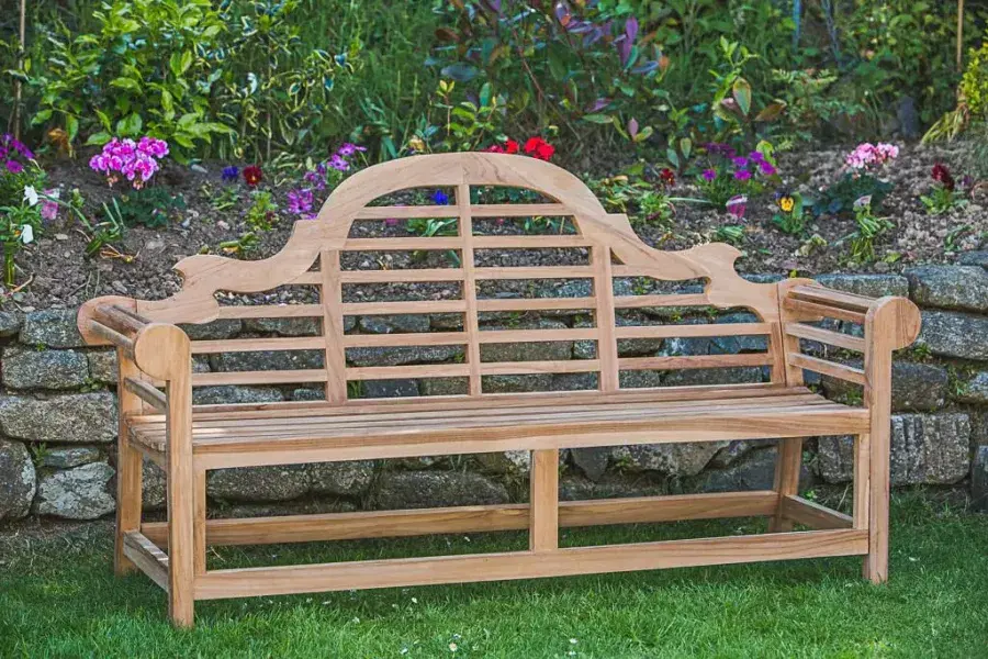 Teak Luytens garden bench