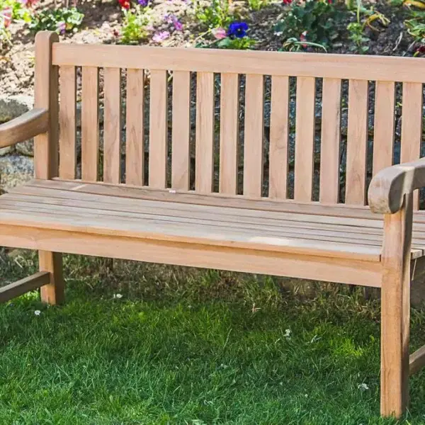 Traditional Teak Memorial bench for the garden