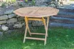 Octagonal FoldingTeak Table