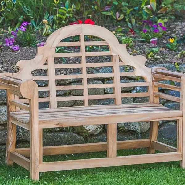Teak Luytens bench