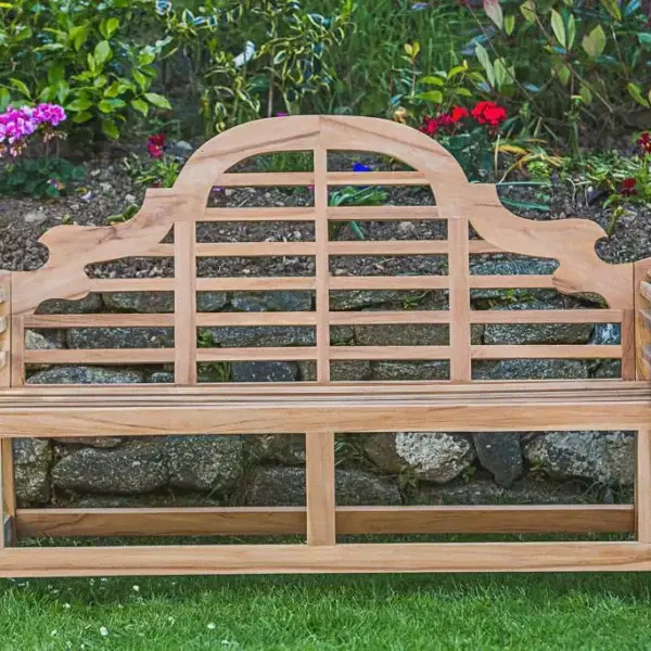 Luytens teak bench