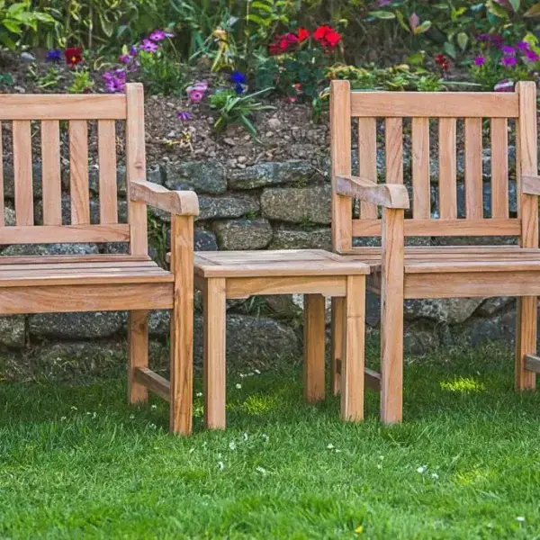 Teak companion set