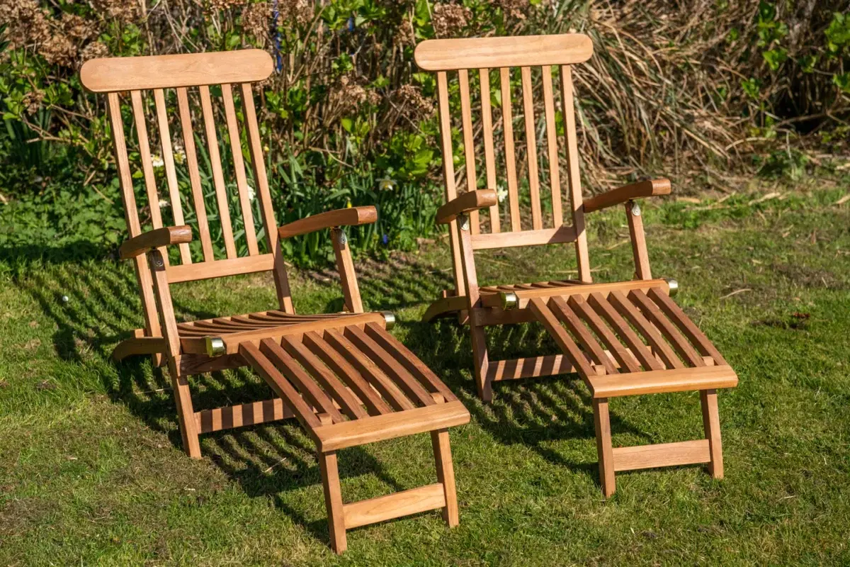 Teak Sun Lounger Relaxing Set-0