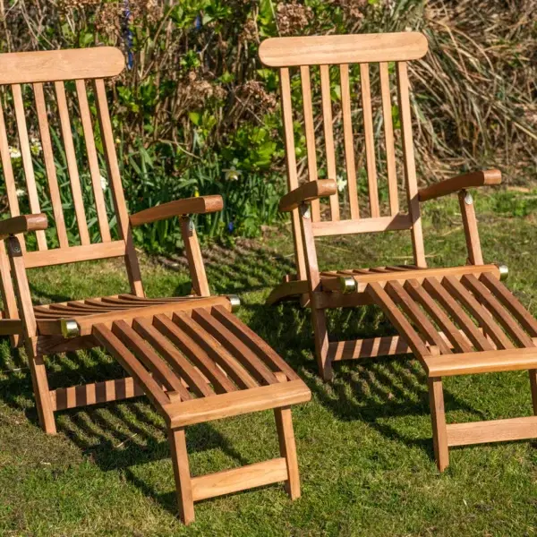 Teak Sun Lounger Relaxing Set-0
