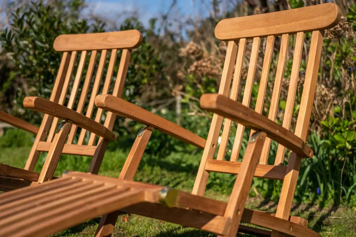 Teak Sun Lounger Relaxing Set-2063