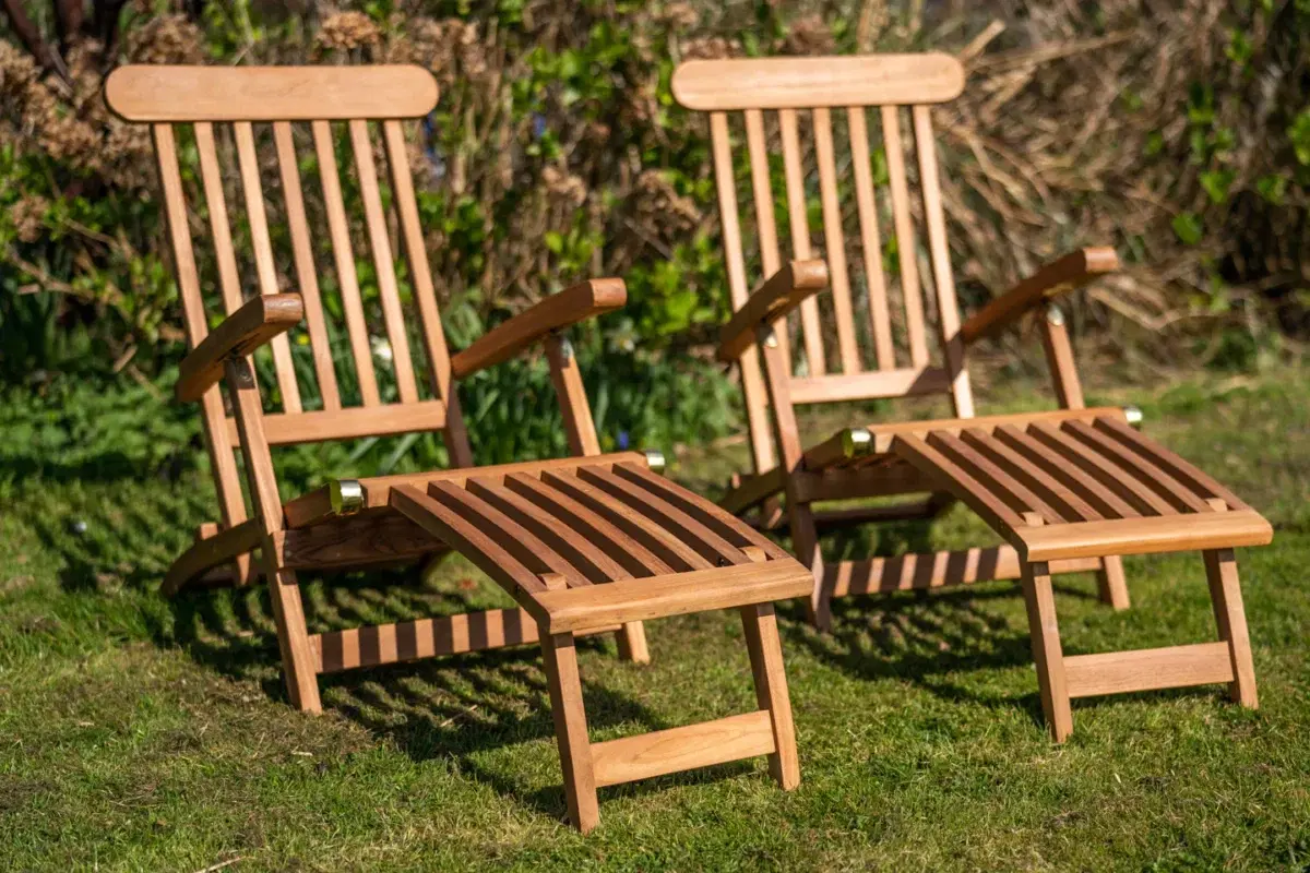 Teak Sun Lounger Relaxing Set-2064