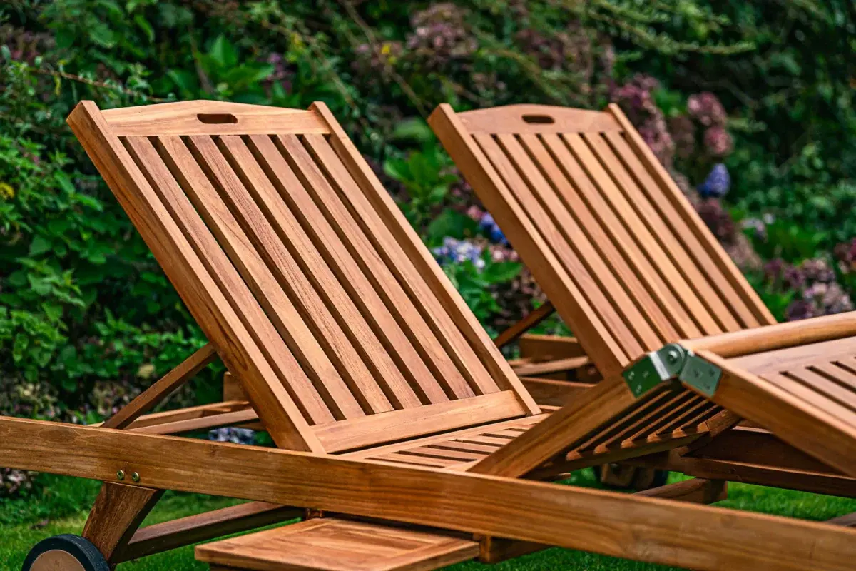 Sennen Solid Teak Sun lounger Relaxing Set-2960