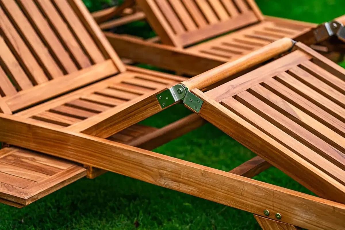 Sennen Solid Teak Sun lounger Relaxing Set-2959