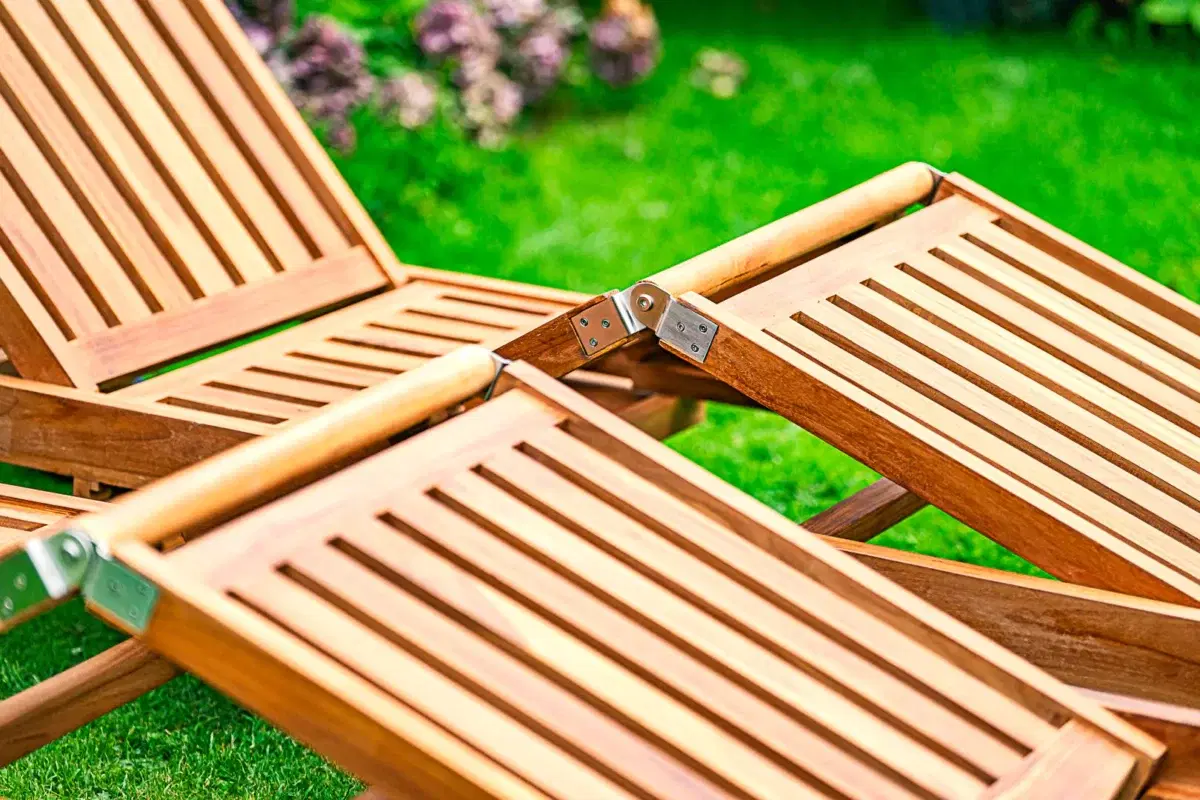 Sennen Solid Teak Sun lounger Relaxing Set-2961